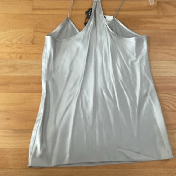 NWT Theory Draped Back Slip Top 100% Silk Size P - Picture 7 of 8
